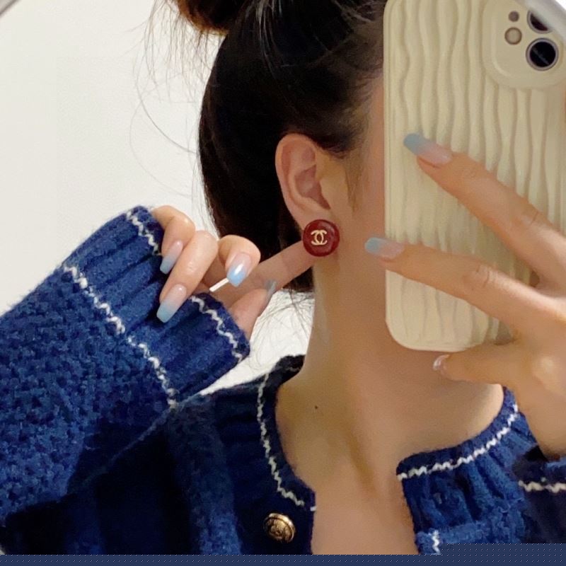 Ch*el earrings